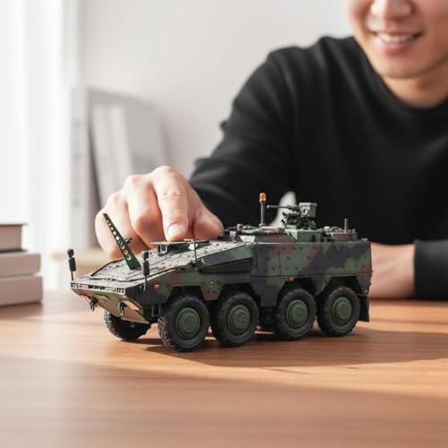 Véhicule Blindé Commandement 1:72 Finition Haute Précision pour Vitrine