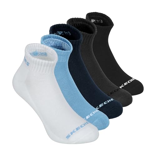 Image of SKECHERS SOCKS - PACK OF 5 MENS HALF TERRY ANKLE (Z20137ID-MULT M)