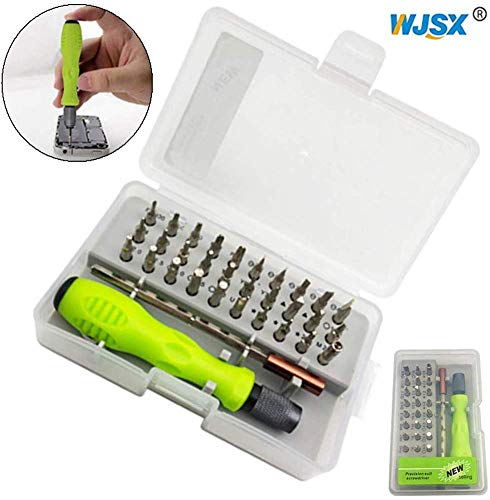 WJSX 32-In-1 Multi-Function Screwdriver Set Repair Tool Kit Socket Screwdriver Kit Household Magnetic Screwdriver Set