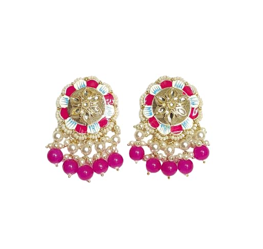 See full amazon price history chart for Jiaara Contemporary Clustered Beads Meenakari Earrings for Women/Girls Jiaara Contemporary Clustered Beads Meenakari Earrings for Women/Girls (B0C39T3B7J) Amazon Price History, Amazon Price Tracker