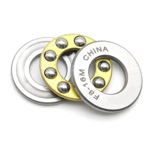 Bearings F8-16M F8-19M F8-22M 8X16X5 8X19X7 8X22X7 Thrust Ball Bearings Single Separable Direction 1Pcs(F8-22M)