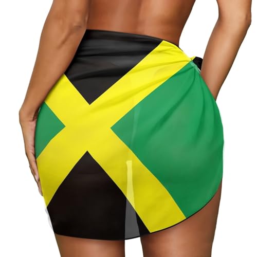 Sarong Wrap Coverups for Women Beach Bikini Quick Dry Cover Up Soft Sheer Chiffon Short Skirt One Size, Easy to tie3