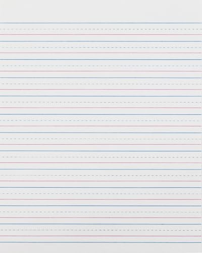 Zaner-Bloser Broken Midline Sulphite Paper 500 Sheet Ruled 10.50-inch x 8-inch 500/Pack White PaperPACZP2413