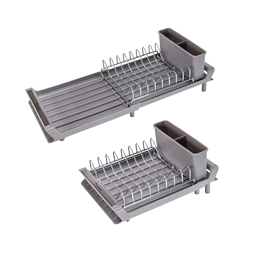 Erreke Escurridor de Platos Extensible y Compacto, Drena al Fregadero...