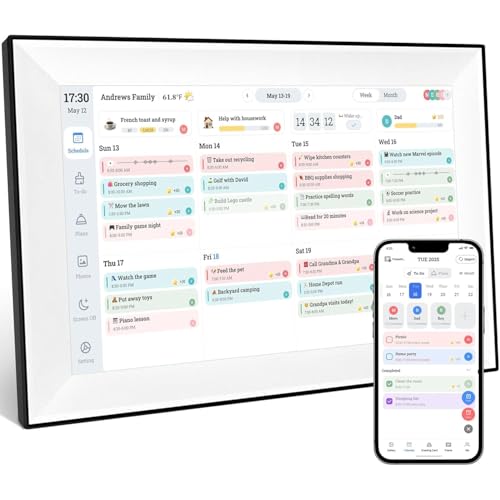 ArrayPixel 10.1-inch Calendar, a compact touchscreen online calendar for small spaces