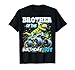 Brother of the Birthday Boy Monster Truck Dinosaur Party T-Shirt