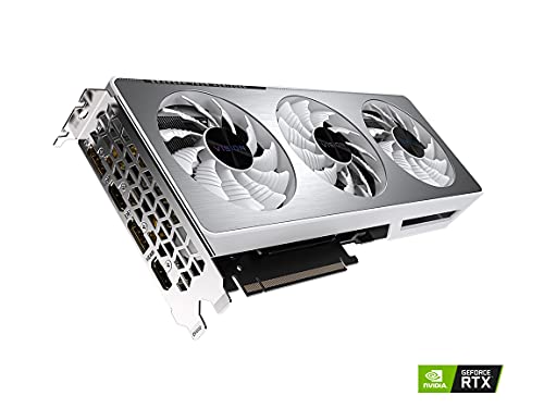 Gigabyte GeForce RTX 3060 Vision OC 12G (REV2.0) Grafikkarte, 3 x Windforce Lüfter, 12 GB 192-Bit GDDR6… – Ansicht 4