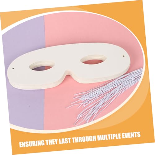 Masques Légers Papier pour Bricolage Événementiel sans Risque de Déchirure - 7