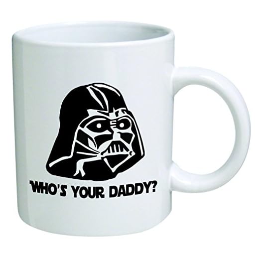 Star Wars"Who's Your Daddy"? Fars dag kaffemugg samlarobjekt nyhet 325 ml trevlig alla hjärtans dag inspirerande och motiverande souvenir kaffemuggar halloween julklappar