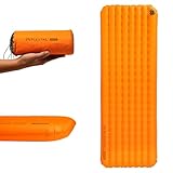 FLEXTAILGEAR Tiny Sleeping Pad R05 レギュラーラージ 超軽量 545g 厚さ10cm 高断熱 R値5.6 防水・耐引裂 キャンプ・登山・アウトドア用 エアマットレス C型多層構造 収納バッグ付き