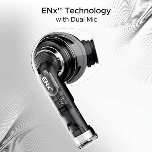 Image of Boat Airdopes Joy, 35Hrs Battery, Fast Charge, IWP Tech, Low Latency, 2Mic ENx, Type-C Port, v5.3 Bluetooth Earbuds, TWS Ear Buds Wireless Earphones with mic (Swedish White)