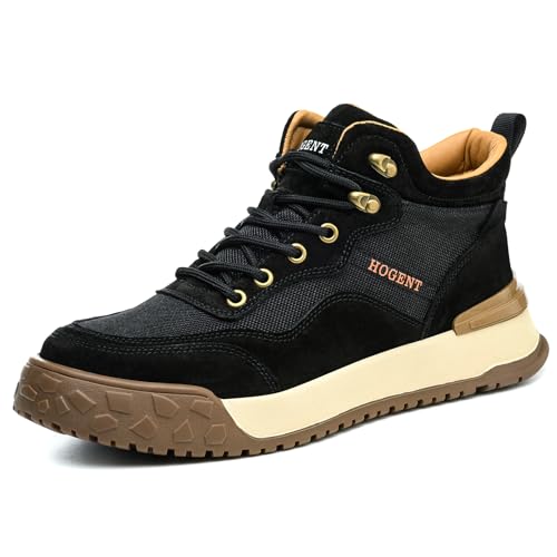 Image of Welding Work Boots for Men Women Slip on Steel Toe Safety Shoes Comfortable Indestructible Work Boots Puncture Proof Lightweight Breathable Construction Shoes
