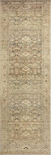 Loloi Margot Collection MAT-04 Antique/Sage 2'-3" x 3'-9" Accent Rug, No-Shed Easy Clean Large Patterned Area Rug for Living Room, Bedroom, Dining Area