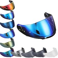 Amazon.co.jp: バイク ヘルメット シールド ミラーシールド GT-AIR