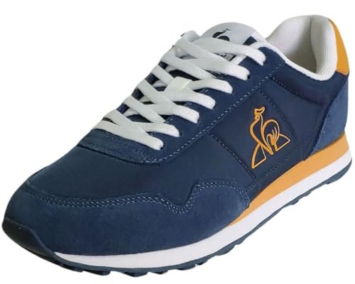 Le Coq Sportif, Astra_2 2422595, Homme Basket_Mode_Basse Bleu bi-matière - 42.5 EU