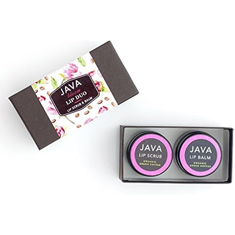 JAVA SKIN CARE Truly Bloom Lip Scrub/Lip Balm Duo with Coffee & Rose Cover