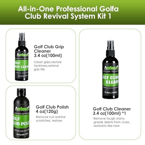 Aerlouxa 6-in-1 Golf Cleaning Kit