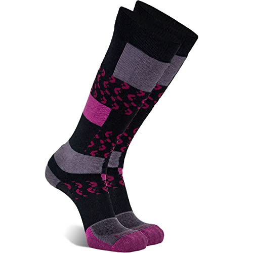 FoxRiver Womens Ski/Snow Peakheat Liftie Lightweight Over-the-Calf Socks, S