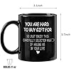 Lxenrra Funny Coffee Mug - You Are So Hard to Buy Gift For, Enjoy This Mug, 11 Oz Ceramic Mug, Sarcasm, Inspirational Birthday Gift for Friends, Coworkers, Family, Dad, Mom -Black #2