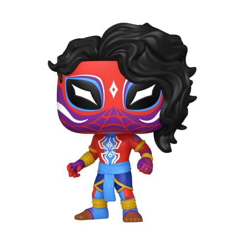 Funko Pop! Vinyl: Spider-Man: Across The Spider-Verse - Spider-Man India - Pavitr Prabhakar - Spiderman Into The Spiderverse 2 - Figura de Vinilo Coleccionable - Idea de Regalo- Mercancia Oficial