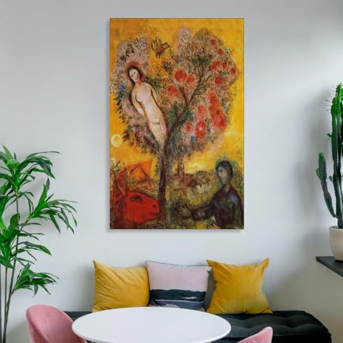 Impression sur toile La Branche Marc Chagall decor mural moderne 50x75 cm