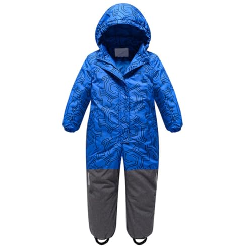 Tuta da Sci Bambino 10 Anni Tuta da Sci Ragazzo Con Cappuccio Impermeabile Antivento Abbigliamento da Sci Ragazza Calda Tute da Neve con Strisce Riflettenti ColumbiaBuga Inverno Giacca