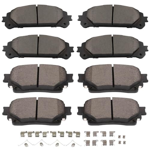 Image of SCITOO D1324 D2305 Front Ceramic Rear Ceramic Brake Pad Sets | 2021-2024 For Toyota For Sienna