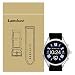 Produktbild LvBu Armband Kompatibel Für Mi Chael Kors Lexington 2, Sport Silikon Classic Ersatz Uhrenarmband Für MK Lexington 2 Smartwatch (Schwarz)