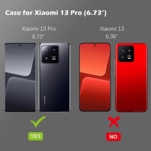 XINYEXIN Cover per Xiaomi 13 Pro, Traslucida