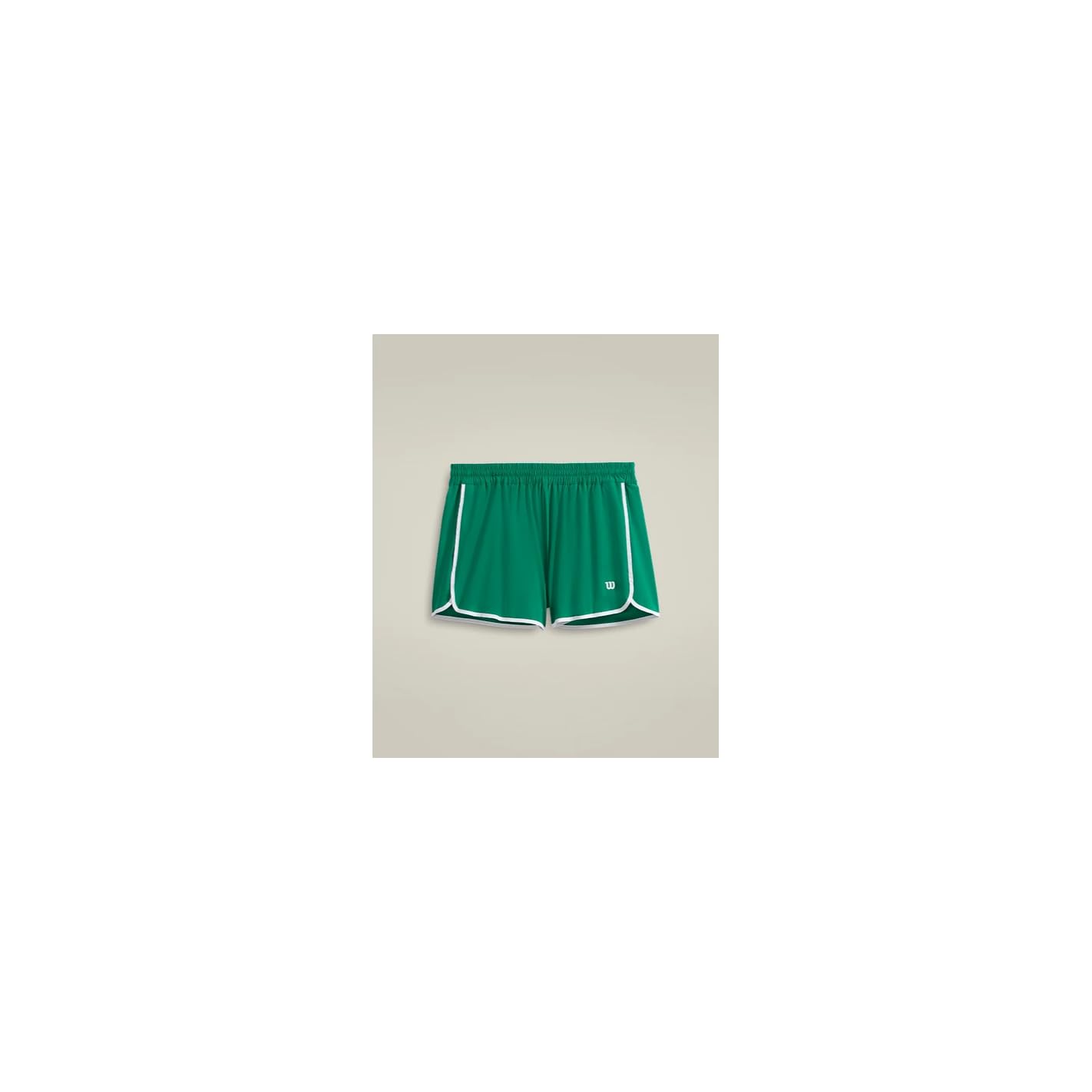 WILSON Short Femme Team Short Vert/Blanc PE 2024