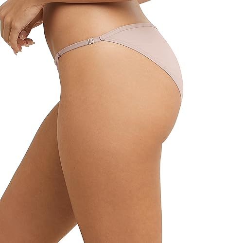 Maidenform Women's M Adjustable String Bikini Underwear, No-show Panties, Multi-way Straps, 3-pack2