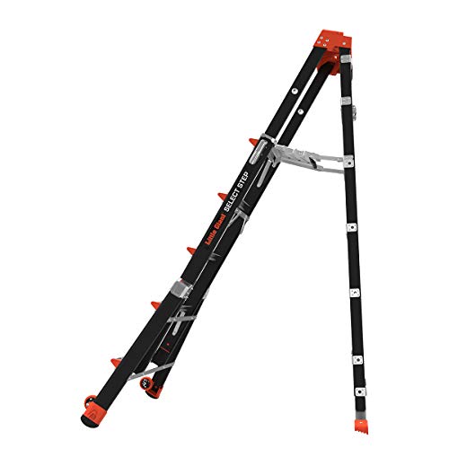 Little Giant Ladder Systems 15131-001 Select Step 6 to 10-Feet Adjustable Fiberglass Stepladder