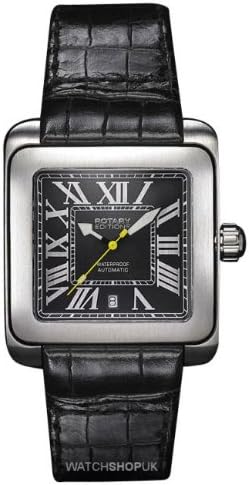 Men's Editions Automatic Tone Case Rectangle Watch Case Color: Silver, Hand Color: Silver tone