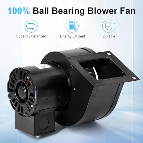 Image of Blower Motor for Dayton 1TDP1 4C004 Blower Fan, Centrifugal Blower Motor for Fasco B75 7021-2367 70213484 7021-5757 7021-3484