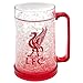 LFC Offizielles Liverpool Fußball-Wappen Gefrierschrank Bierkrug für eiskaltes Bier, 473 ml
