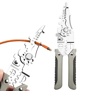 Multifunctional Wire Stripper Crimper Cable Cutter Pliers, 2024 New Arrival Multifunctional Wire Stripper Crimper Cable Cutter Plier (1 PCS)