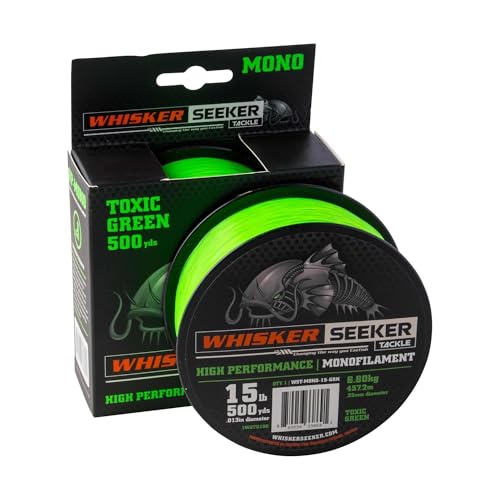 High-Vis Mono Catfish Line - 15# - Toxic Green - 500 YD