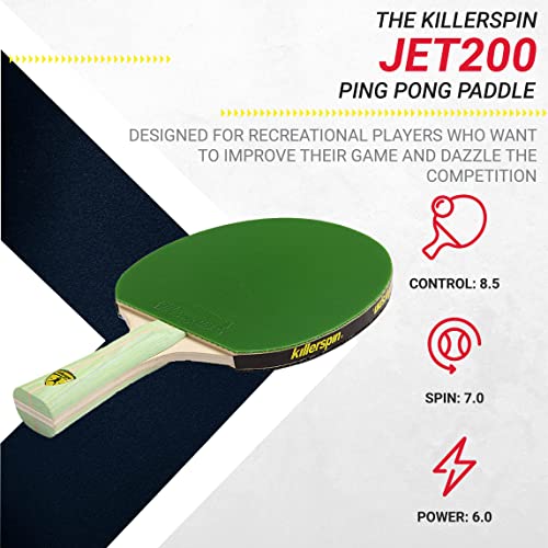 Image of Killerspin JET200 Table Tennis Paddle Lime