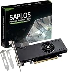 Radeon RX 550 Carte graphique à profil bas, 4GB, GDDR5, 128-bit, VGA/DVI-D/HDMI, Carte vidéo pour PC Jeu, sortie 4k@60Hz, ordinateur GPU, pour le bureau SFF Petit facteur de forme