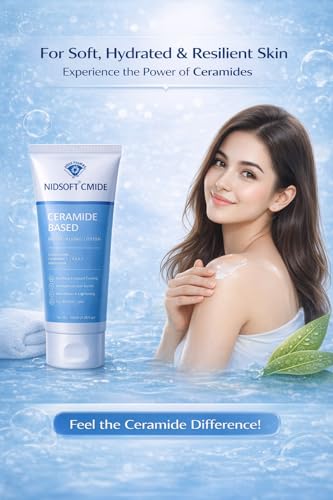 Image of NIDSOFT CMIDE Ceramide-Based Moisturising Lotion - Skin Barrier Repair with Ceramides & Niacinamide | Hydrating Lotion for All Skin Types (Pack of 1)