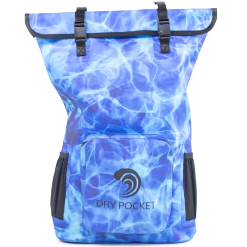 Mochila Dry Pocket Apparel Magnaguard de 25 litros impermeable, color azul aqua