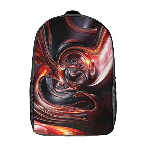 Sac à dos imprimé en 3D mode décontractée grand format pour loisirs