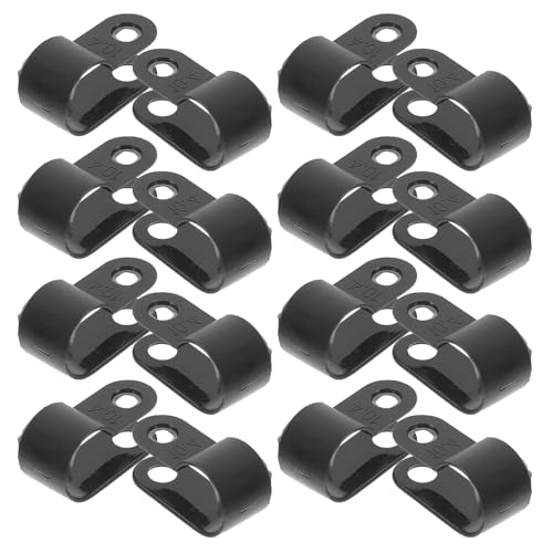 LEDMOMO 1000個 理線カ線扣 小型ケーブルクランプ 配線整理用型ナイロン製コードクリップ 強靭耐久 取り付け簡単 ケーブル配線固定器