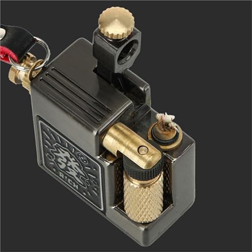 Encendedor de queroseno de latón con rueda lateral miniatura 3