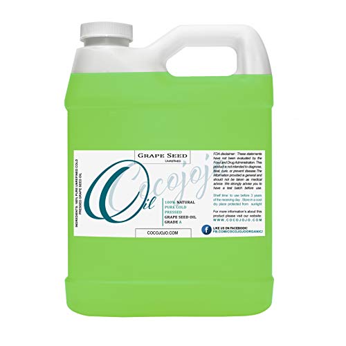 Grapeseed Oil Pure Natural Grape Seed Cold Pressed 16 or 32 oz Hair