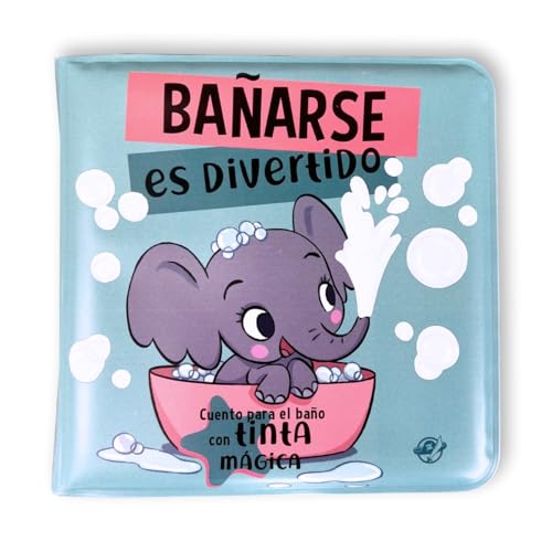 Cuentos para bebés   Bañarse es divertido: Para la bañera ¡Con tinta mágica! Interactivo para bebés entre 0 y 36 meses. ¡La tinta aparece cuando mojas los animales con agua!: 9