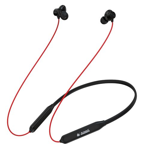 Image of AROMA NB121 Buzz Upto 60 Hours Playtime*, ENC, Magnetic On /Off Fast Charging Bluetooth