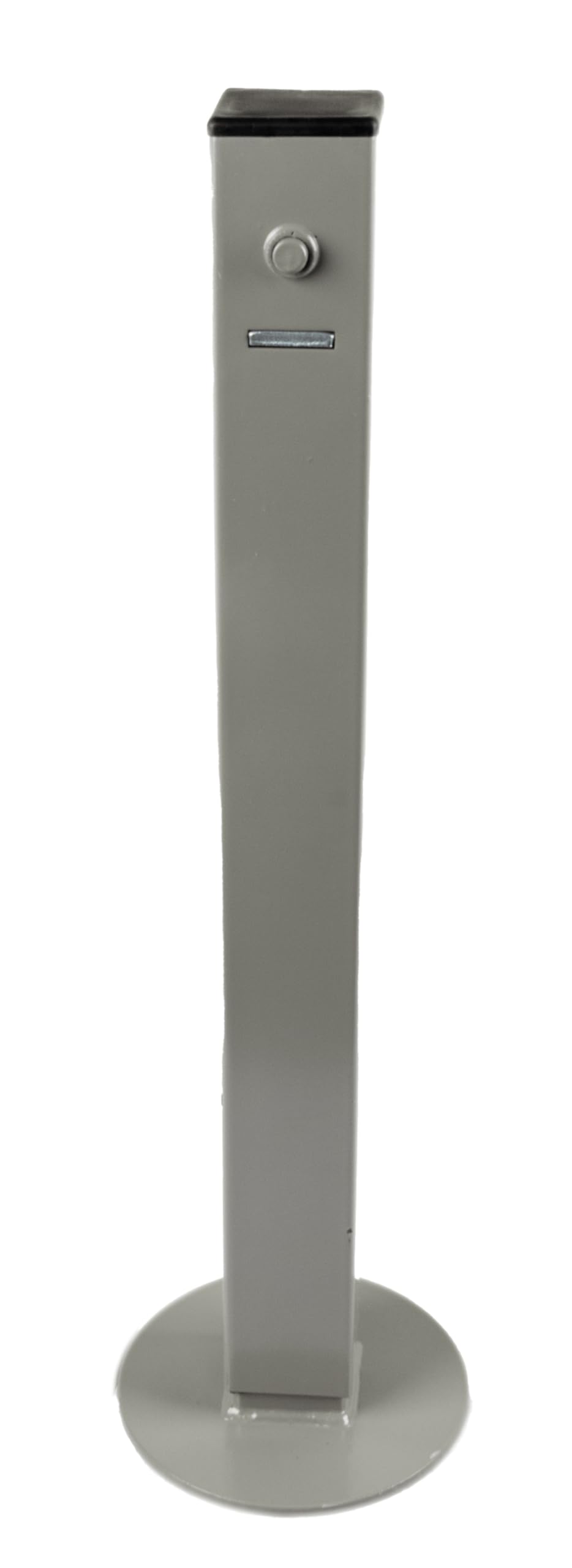 Ama Servorudder: Servorudder para remolques agrícolas, Gris, Carrera del Tornillo 300 mm, Manivela en la Parte Superior