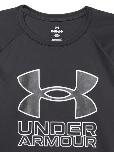Image of Under Armour Boys' Tech Hybrid Printed Fill Short-Sleeve T-Shirt