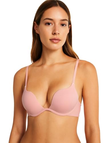 Image of Viola's Secret 6 Pack of Color Print T-Shirt Bras B Cup C Cup and D Cup